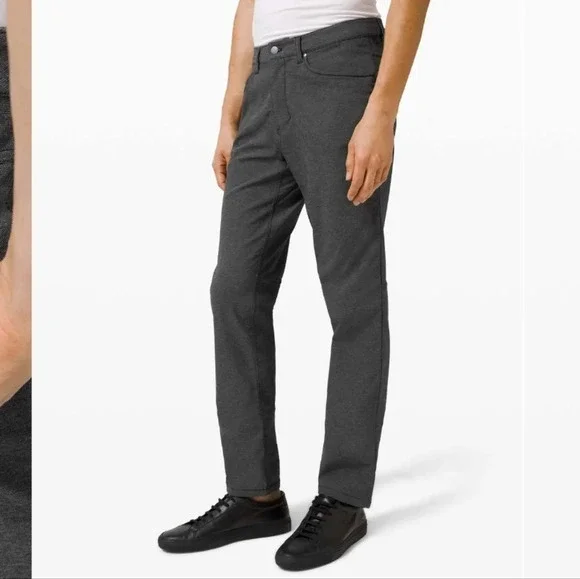 Lululemon Grey Tech Canvas ABC pants. Men's size 30×33.